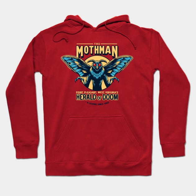 The Mothman: Point Pleasant's Herald of Doom Hoodie by Fabled